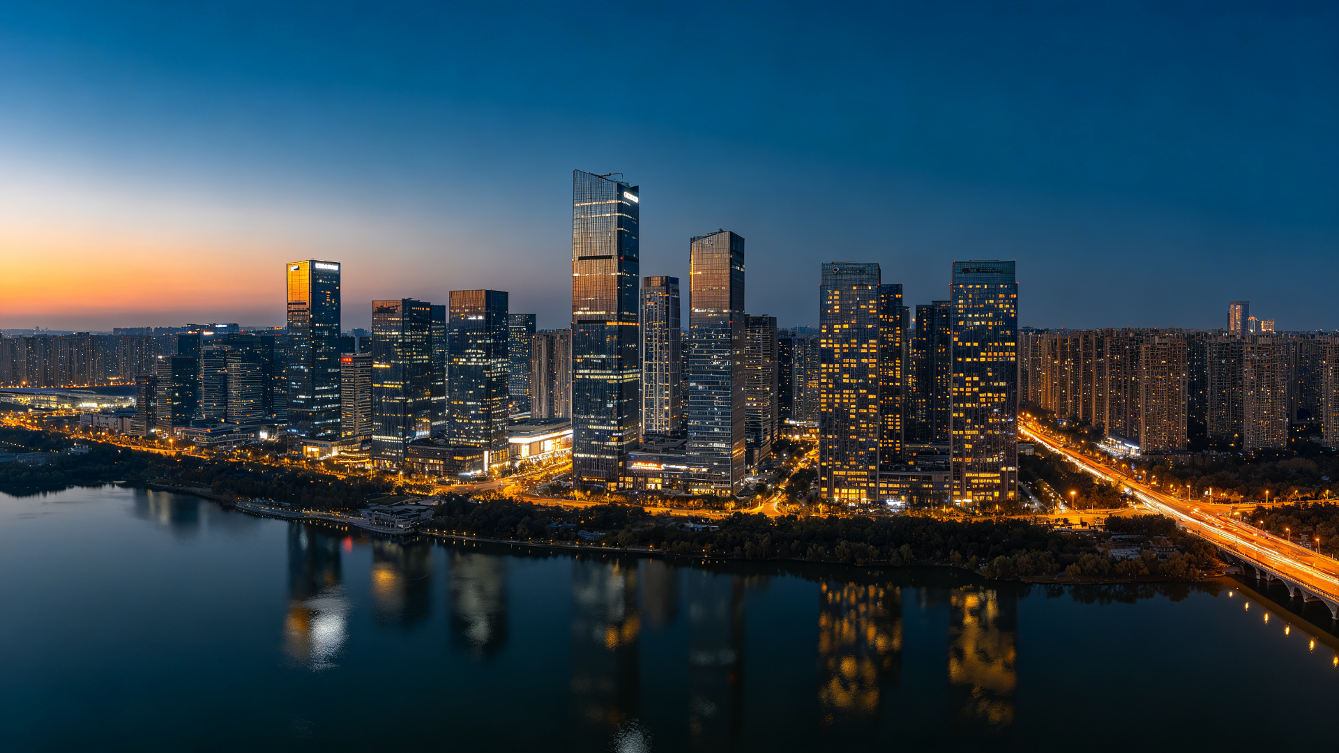 华发中城国际中心建筑外观